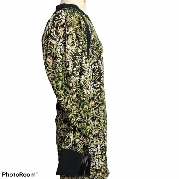 BCBGMaxAzria Black Chiffon Printed Dress Size‎ XSMALL - Picture 8 of 16